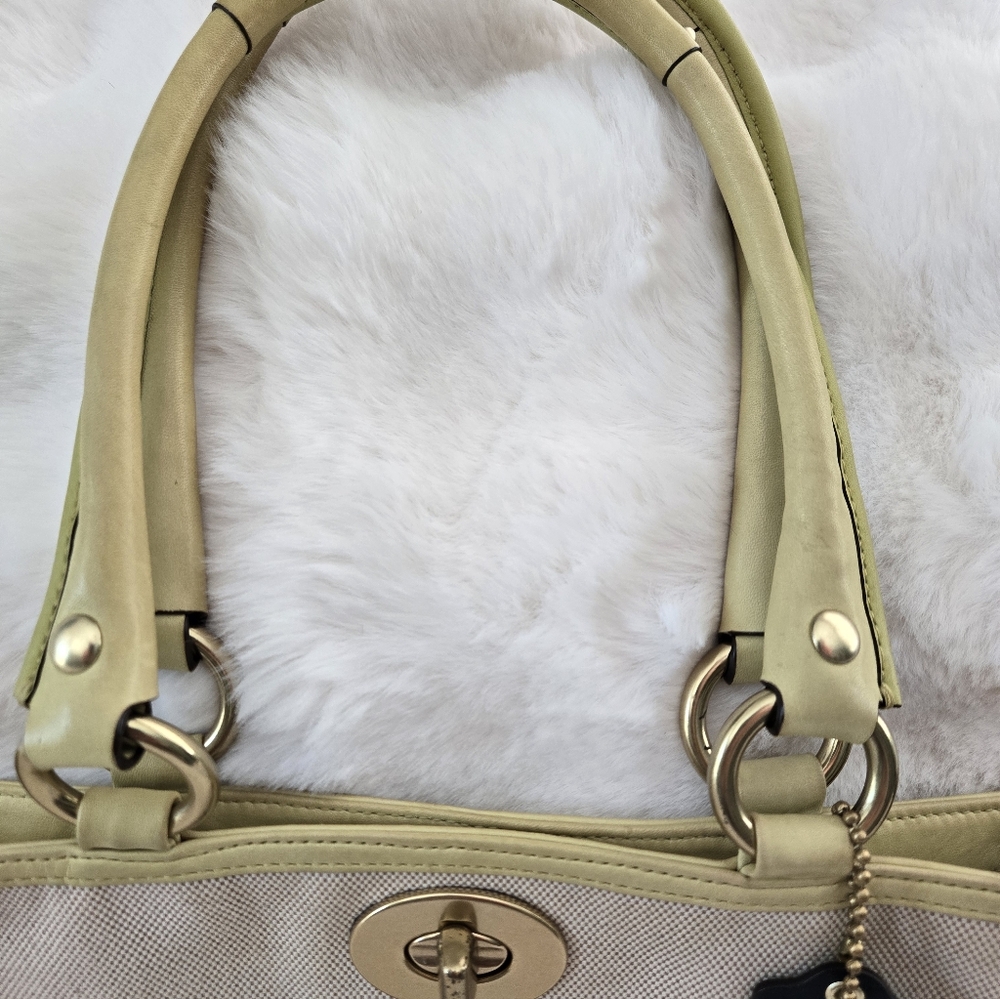 COACH Legacy Bonnie Cashin Canvas Turnlock Tote - Limited Edition - Picture 5 of 12